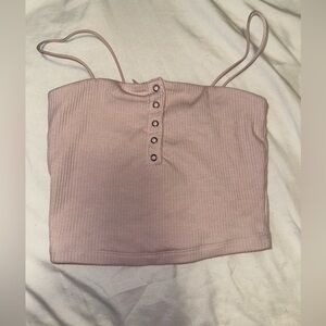 Light pink Crop Top